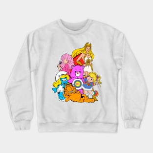 80s Cartoons Retro Crewneck Sweatshirt